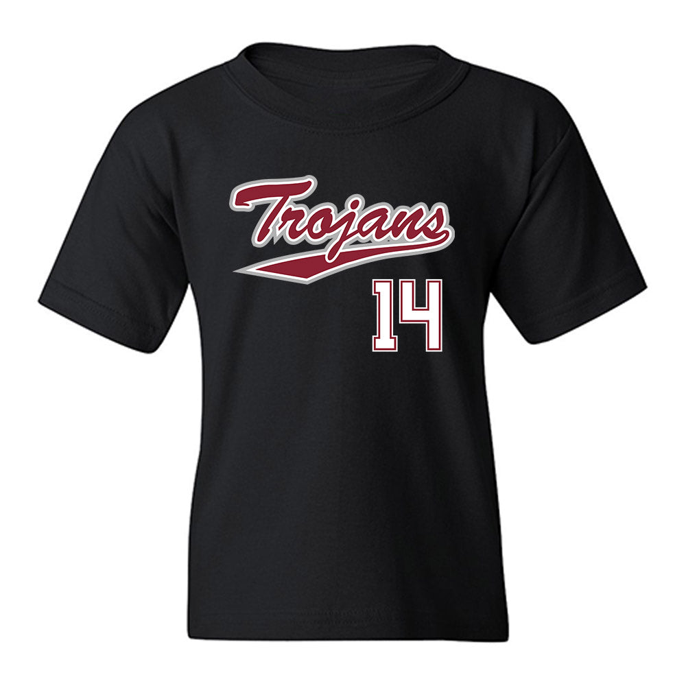 Troy - NCAA Baseball : Zaid Diaz - Classic Shersey Youth T-Shirt-0