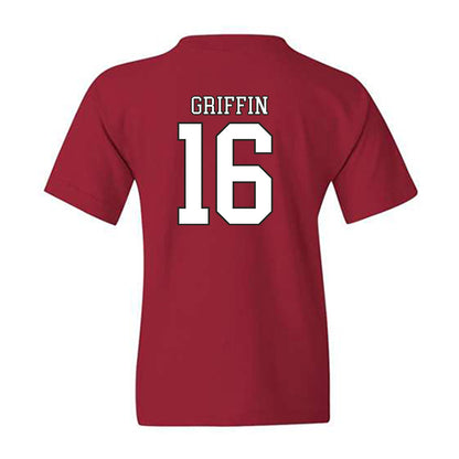 Troy - NCAA Football : Trashun Griffin - Generic Shersey Youth T-Shirt-1