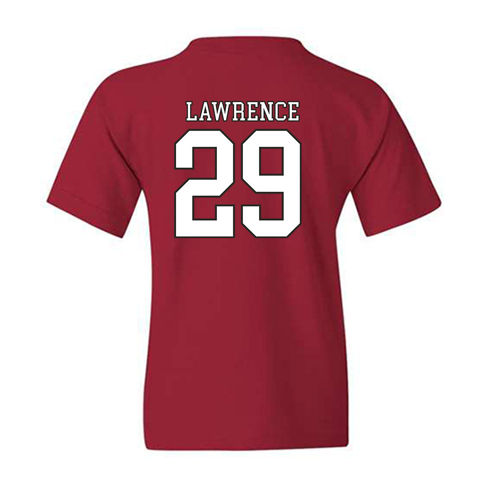 Troy - NCAA Softball : Jasmine Lawrence - Generic Shersey Youth T-Shirt-1