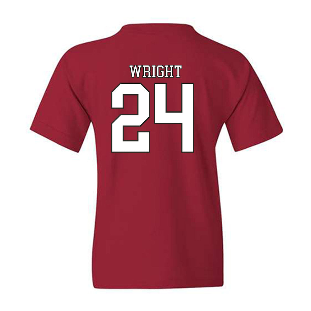 Troy - NCAA Women's Soccer : Riley Wright - Generic Shersey Youth T-Shirt-1