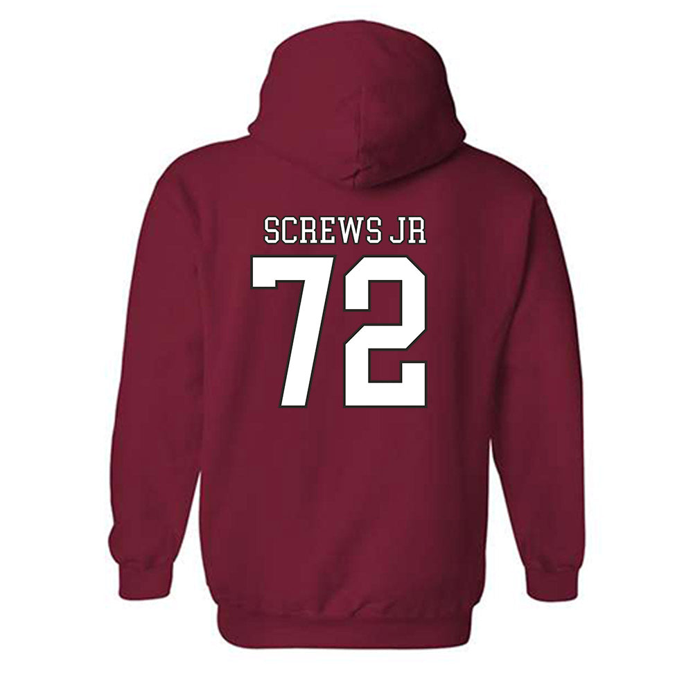 Troy - NCAA Football : Patrick Screws Jr - Generic Shersey Hooded Sweatshirt-1