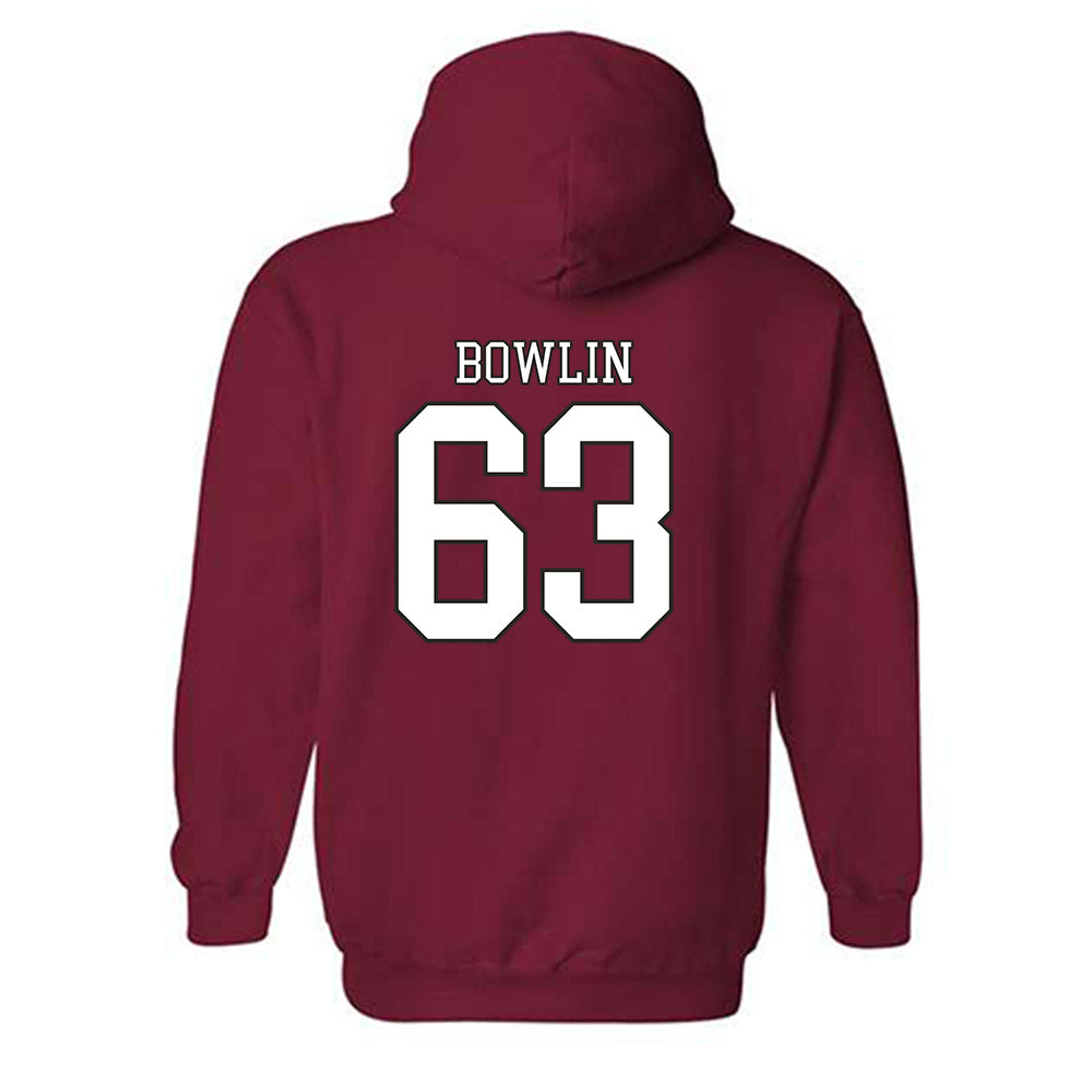 Troy - NCAA Football : Gavin Bowlin - Generic Shersey Hooded Sweatshirt-1