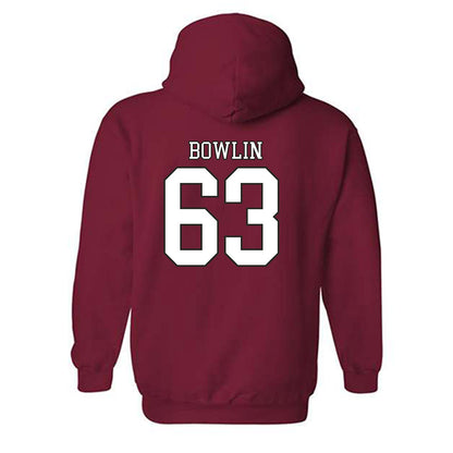 Troy - NCAA Football : Gavin Bowlin - Generic Shersey Hooded Sweatshirt-1