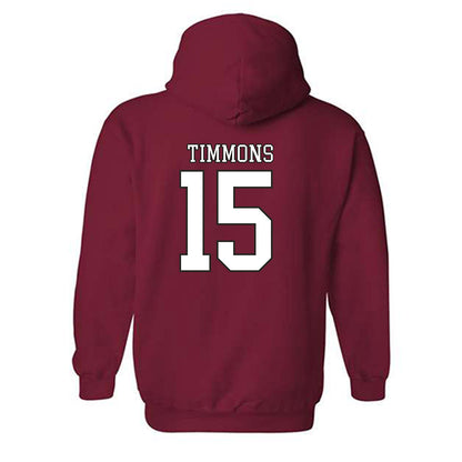 Troy - NCAA Women's Basketball : Jasmine Timmons - Generic Shersey Hooded Sweatshirt-1
