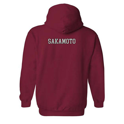 Troy - NCAA Men's Tennis : Hiiro Sakamoto - Generic Shersey Hooded Sweatshirt-1