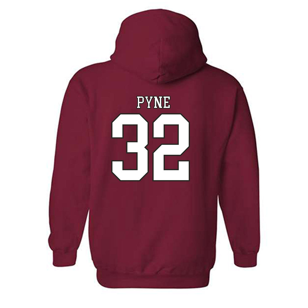 Troy - NCAA Baseball : Josh Pyne - Generic Shersey Hooded Sweatshirt-1
