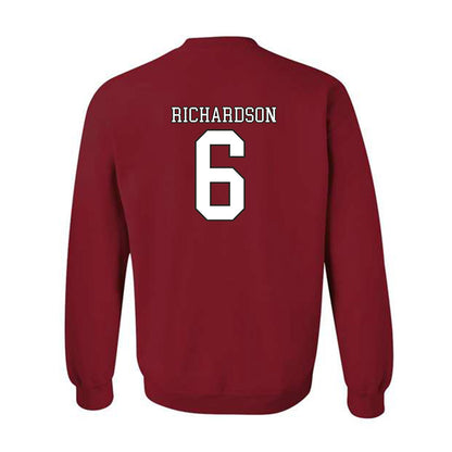 Troy - NCAA Baseball : Brady Richardson - Generic Shersey Crewneck Sweatshirt-1