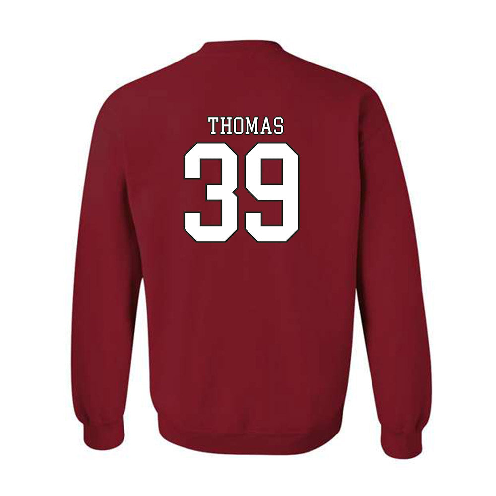 Troy - NCAA Football : JaQueraius Thomas - Generic Shersey Crewneck Sweatshirt-1