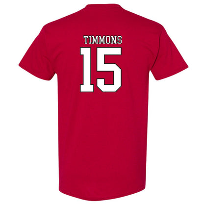 Troy - NCAA Women's Basketball : Jasmine Timmons - Generic Shersey T-Shirt-1