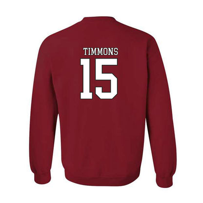 Troy - NCAA Women's Basketball : Jasmine Timmons - Generic Shersey Crewneck Sweatshirt-1