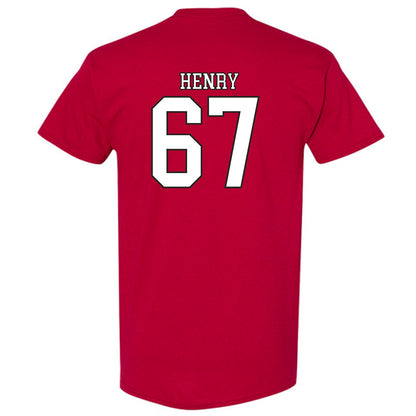 Troy - NCAA Football : Matt Henry - Generic Shersey T-Shirt-1
