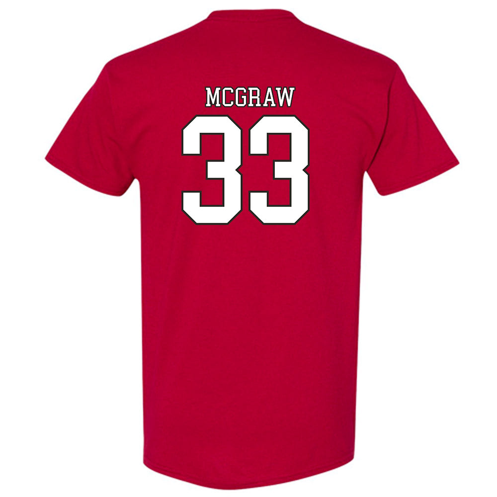 Troy - NCAA Baseball : Gregory McGraw - Generic Shersey T-Shirt-1