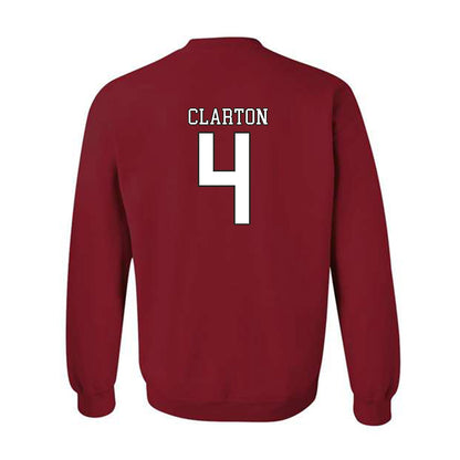 Troy - NCAA Men's Basketball : Emmanuel Clarton - Generic Shersey Crewneck Sweatshirt-1