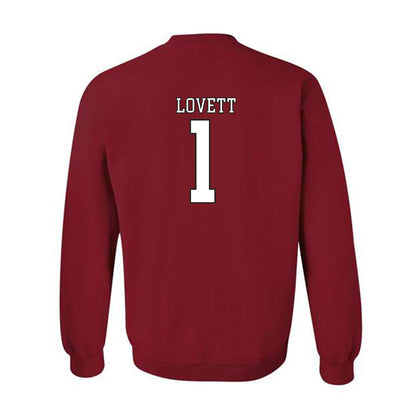 Troy - NCAA Football : Jordan Lovett - Generic Shersey Crewneck Sweatshirt-1