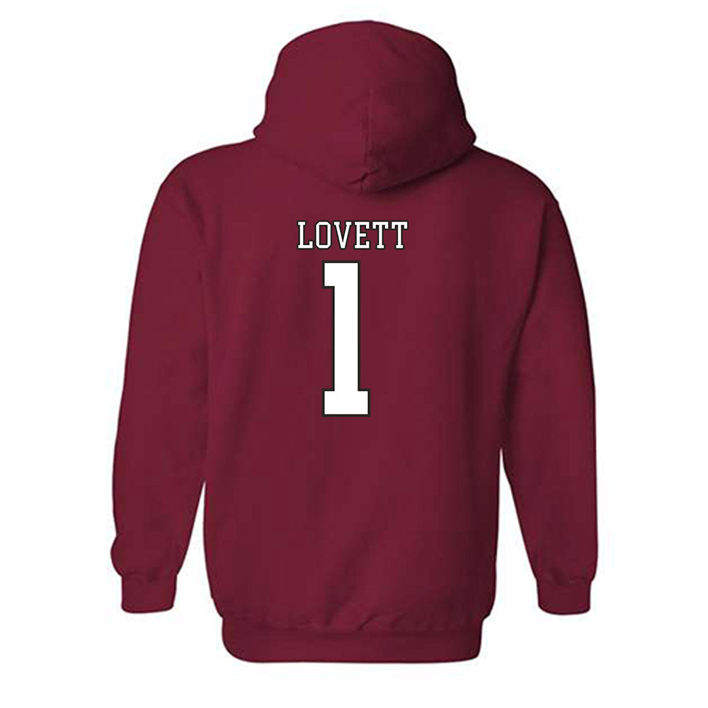 Troy - NCAA Football : Jordan Lovett - Generic Shersey Hooded Sweatshirt-1