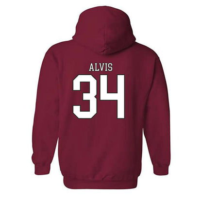 Troy - NCAA Football : Jeremiah Alvis - Generic Shersey Hooded Sweatshirt-1