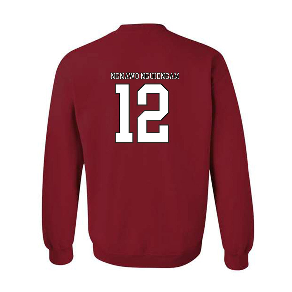 Troy - NCAA Women's Basketball : Maeva de la Fortuna Ngnawo Nguiensam - Generic Shersey Crewneck Sweatshirt-1