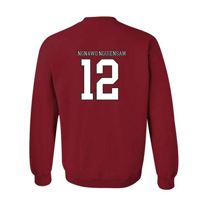 Troy - NCAA Women's Basketball : Maeva de la Fortuna Ngnawo Nguiensam - Generic Shersey Crewneck Sweatshirt-1