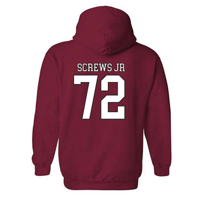 Troy - NCAA Football : Patrick Screws Jr - Generic Shersey Hooded Sweatshirt-1