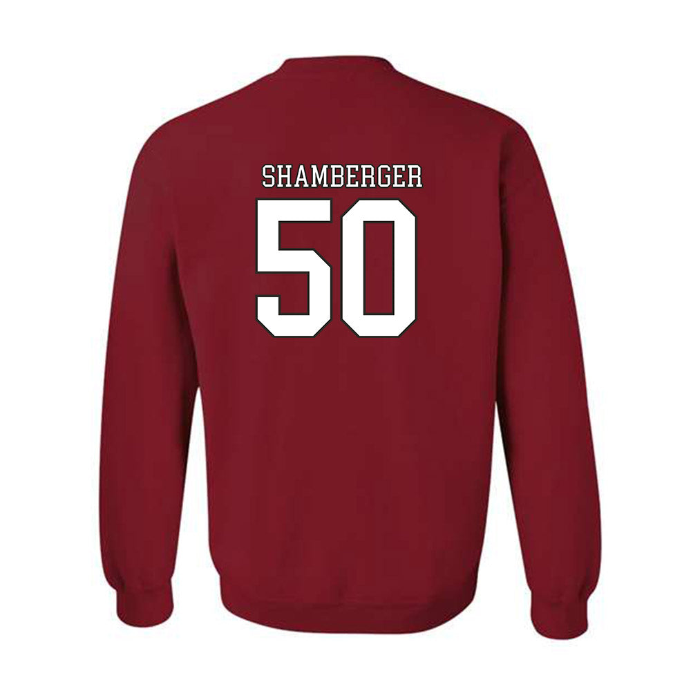 Troy - NCAA Football : Reggis Shamberger - Generic Shersey Crewneck Sweatshirt-1