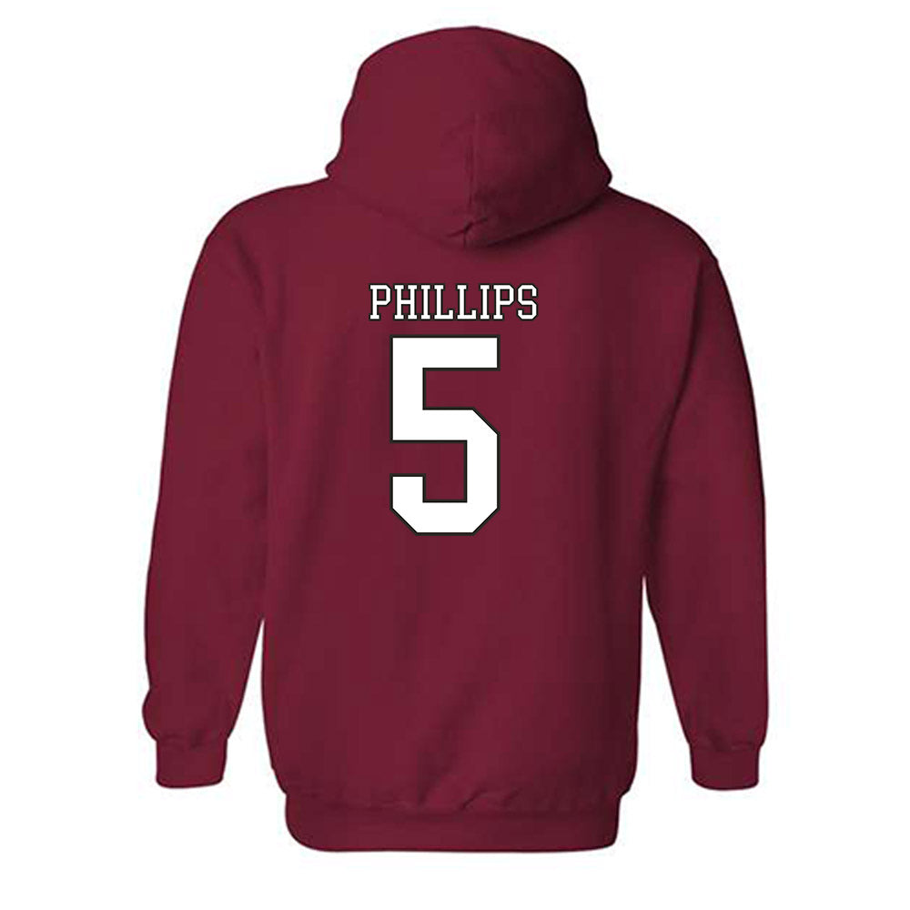 Troy - NCAA Women's Soccer : Hailey Phillips - Generic Shersey Hooded Sweatshirt-1