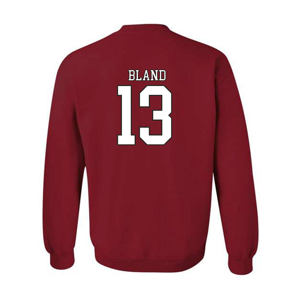 Troy - NCAA Baseball : Peryn Bland - Generic Shersey Crewneck Sweatshirt-1