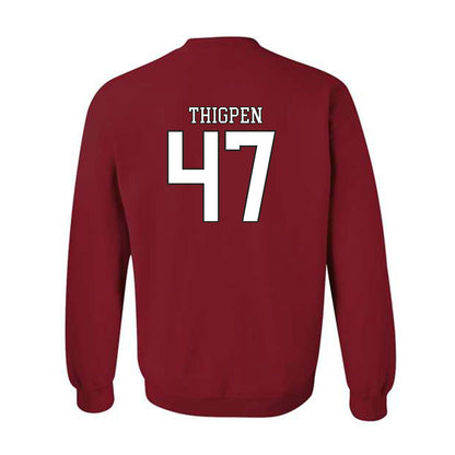 Troy - NCAA Baseball : Noah Thigpen - Generic Shersey Crewneck Sweatshirt