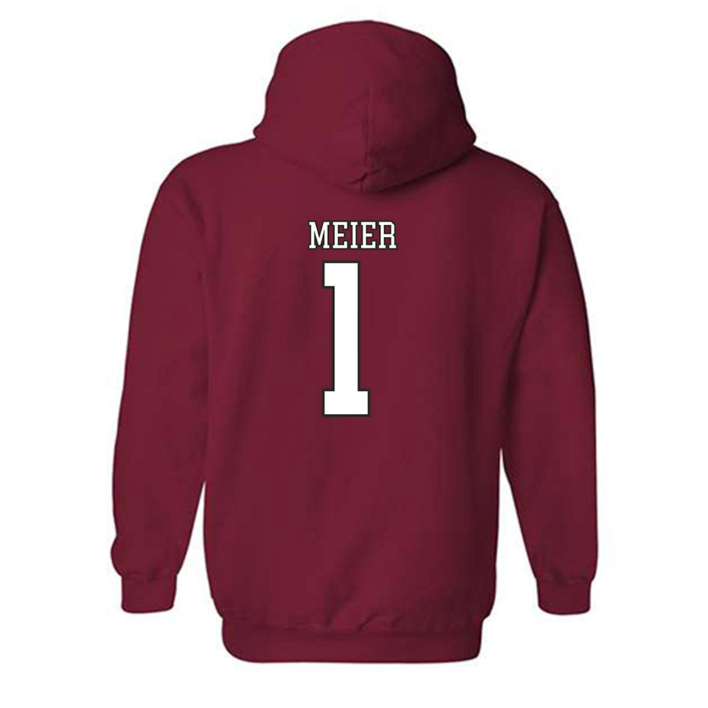 Troy - NCAA Baseball : Steven Meier - Generic Shersey Hooded Sweatshirt-1