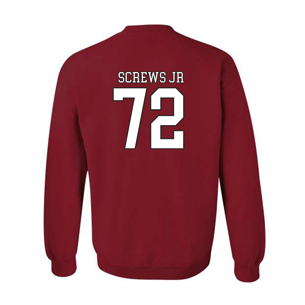 Troy - NCAA Football : Patrick Screws Jr - Generic Shersey Crewneck Sweatshirt-1