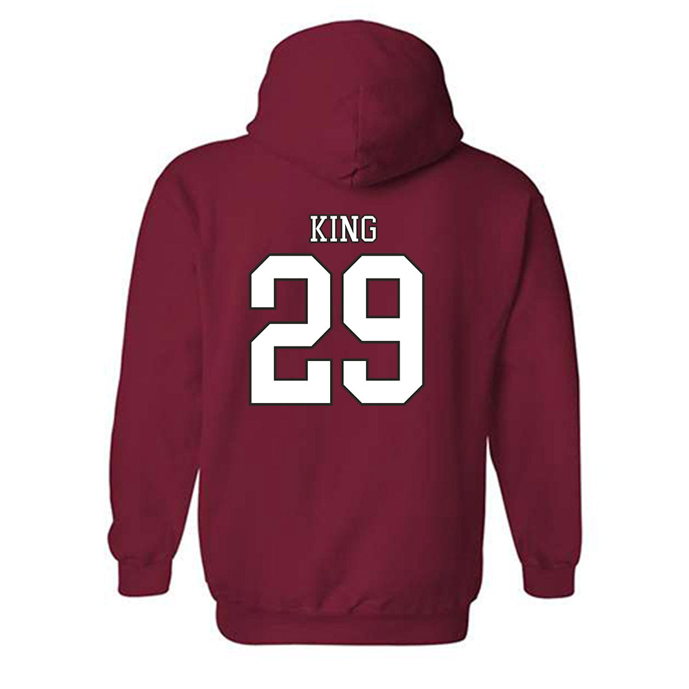 Troy - NCAA Baseball : Dylan King - Generic Shersey Hooded Sweatshirt-1
