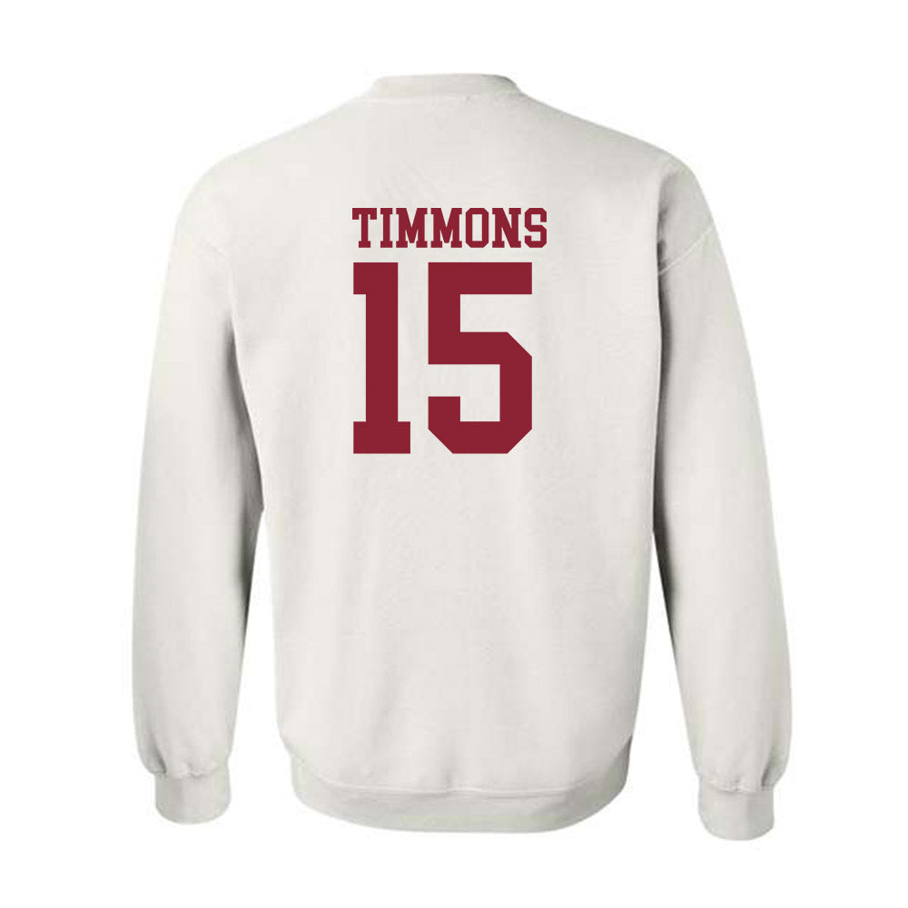 Troy - NCAA Women's Basketball : Jasmine Timmons - Generic Shersey Crewneck Sweatshirt-1