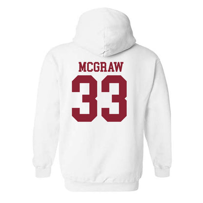Troy - NCAA Baseball : Gregory McGraw - Generic Shersey Hooded Sweatshirt-1