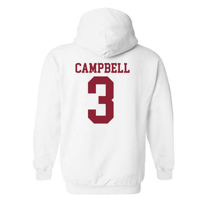 Troy - NCAA Men's Basketball : Cooper Campbell - Generic Shersey Hooded Sweatshirt-1