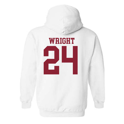 Troy - NCAA Women's Soccer : Riley Wright - Generic Shersey Hooded Sweatshirt-1