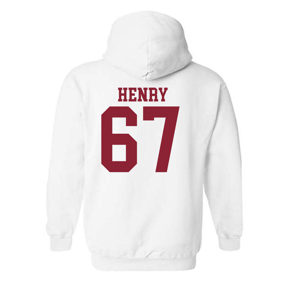 Troy - NCAA Football : Matt Henry - Generic Shersey Hooded Sweatshirt-1