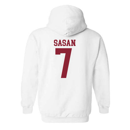 Troy - NCAA Women's Soccer : Sofia Sasan - Generic Shersey Hooded Sweatshirt-1