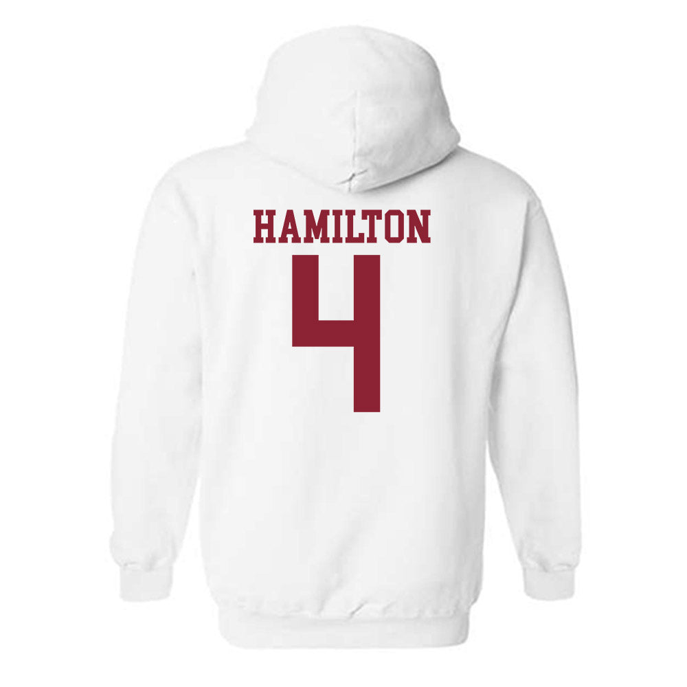 Troy - NCAA Women's Soccer : Imani Hamilton - Generic Shersey Hooded Sweatshirt-1