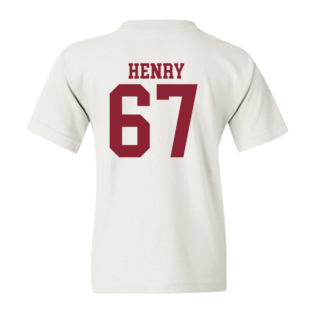 Troy - NCAA Football : Matt Henry - Generic Shersey Youth T-Shirt-1