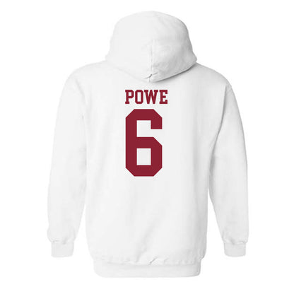 Troy - NCAA Football : Justin Powe - Generic Shersey Hooded Sweatshirt-1