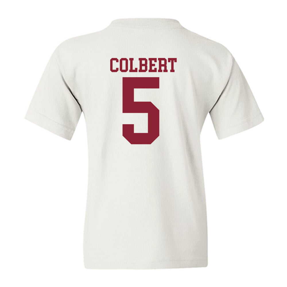 Troy - NCAA Men's Basketball : Javen Colbert - Generic Shersey Youth T-Shirt-1