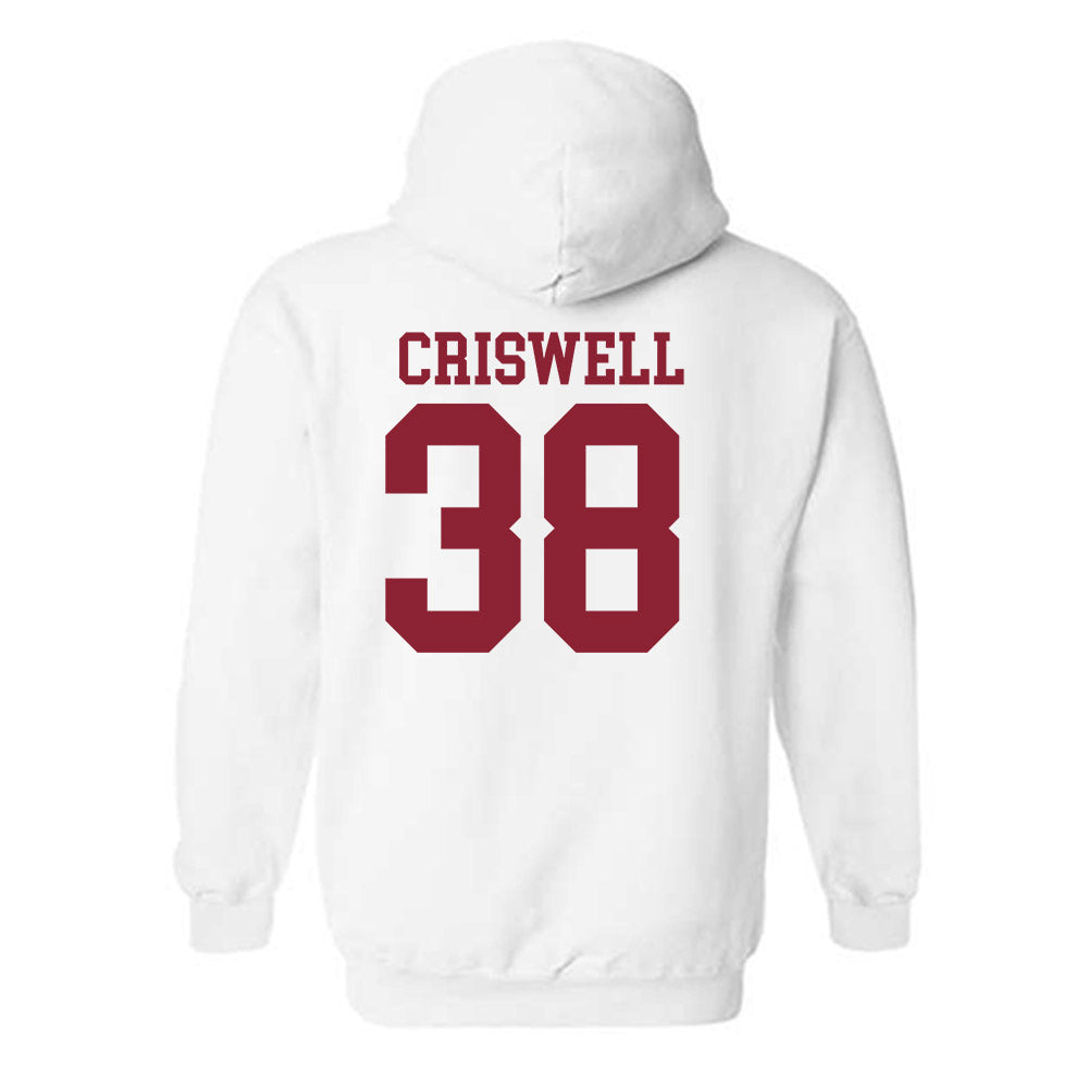 Troy - NCAA Baseball : Nate Criswell - Generic Shersey Hooded Sweatshirt-1