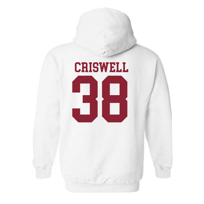 Troy - NCAA Baseball : Nate Criswell - Generic Shersey Hooded Sweatshirt-1