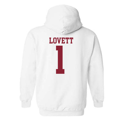 Troy - NCAA Football : Jordan Lovett - Generic Shersey Hooded Sweatshirt-1