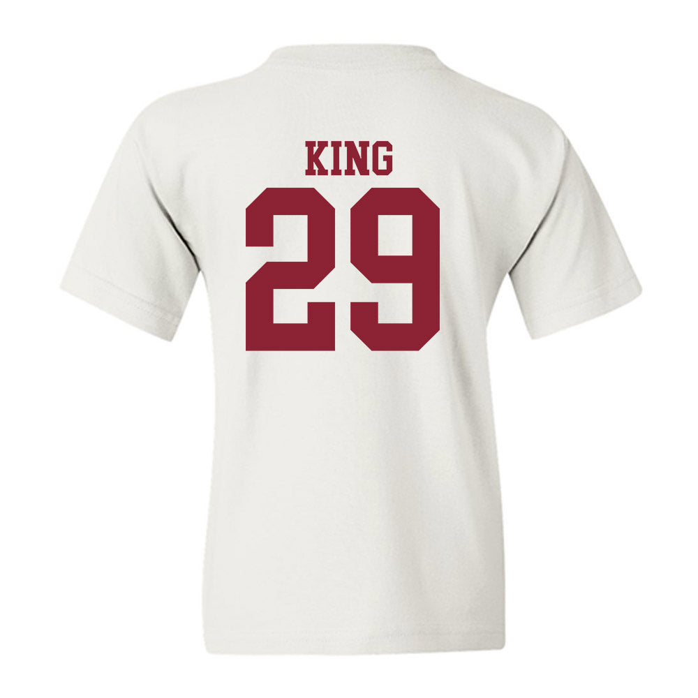 Troy - NCAA Baseball : Dylan King - Generic Shersey Youth T-Shirt-1