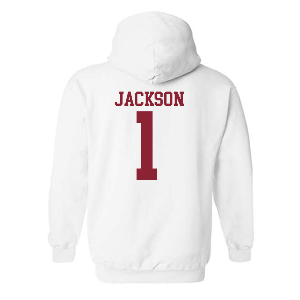 Troy - NCAA Women's Basketball : Saniya Jackson - Generic Shersey Hooded Sweatshirt-1