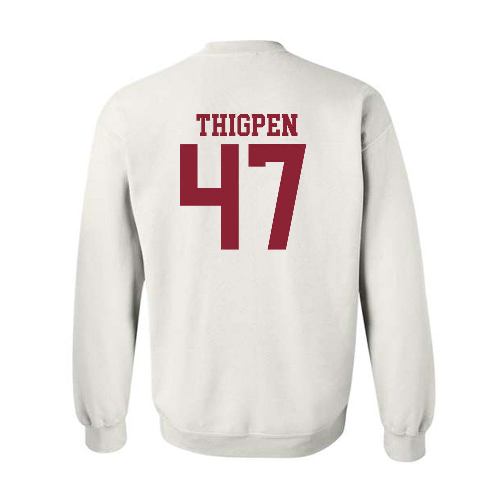 Troy - NCAA Baseball : Noah Thigpen - Generic Shersey Crewneck Sweatshirt