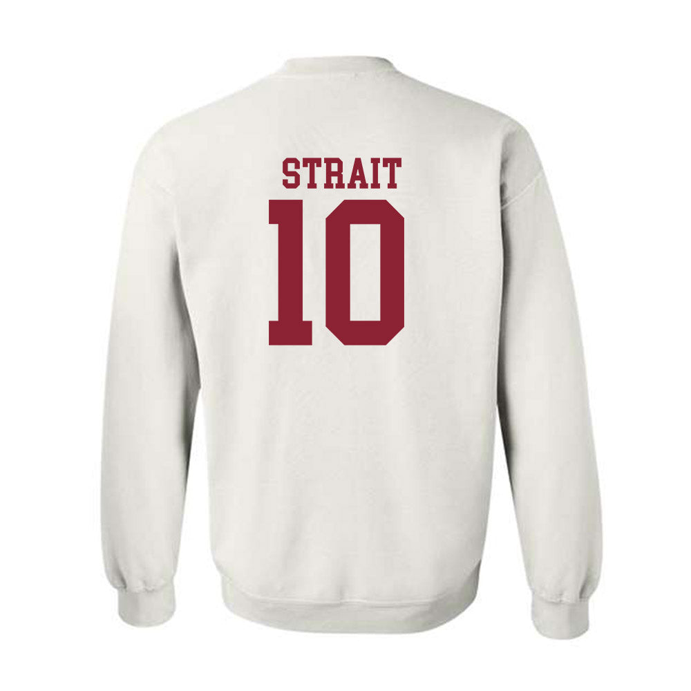 Troy - NCAA Football : Jabari Strait - Generic Shersey Crewneck Sweatshirt-1