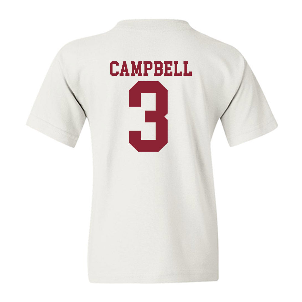 Troy - NCAA Men's Basketball : Cooper Campbell - Generic Shersey Youth T-Shirt-1