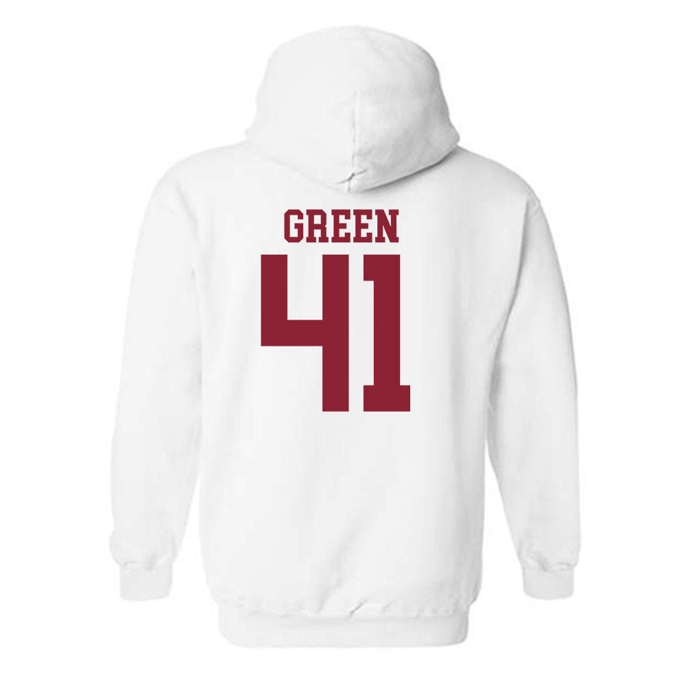 Troy - NCAA Football : Makel Green - Generic Shersey Hooded Sweatshirt-1