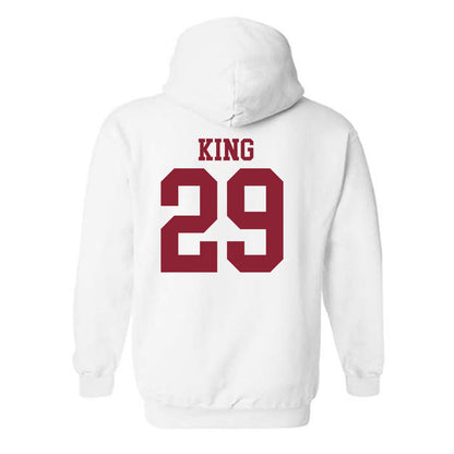 Troy - NCAA Baseball : Dylan King - Generic Shersey Hooded Sweatshirt-1